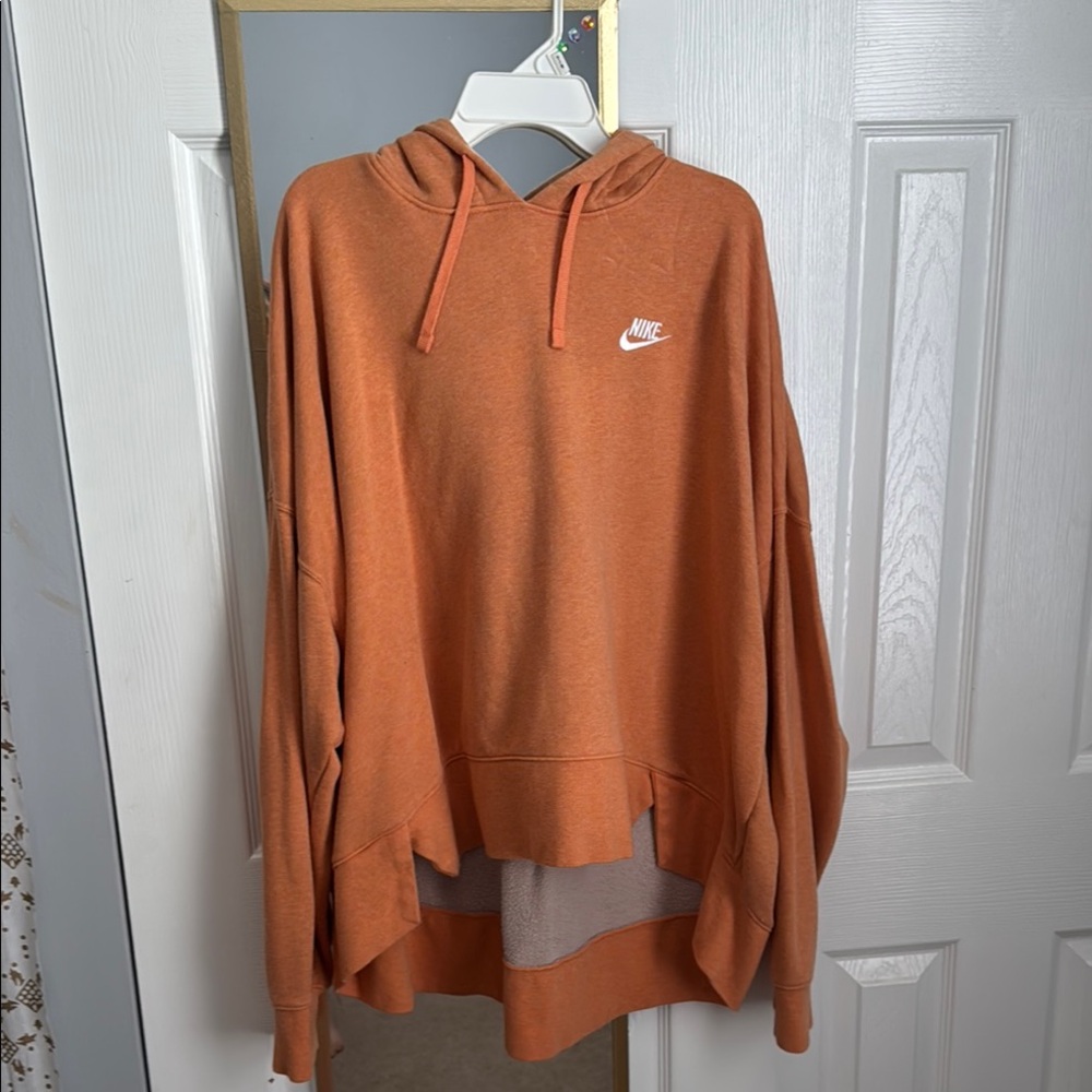 Nike Burnt Orange Pullover Hoodie